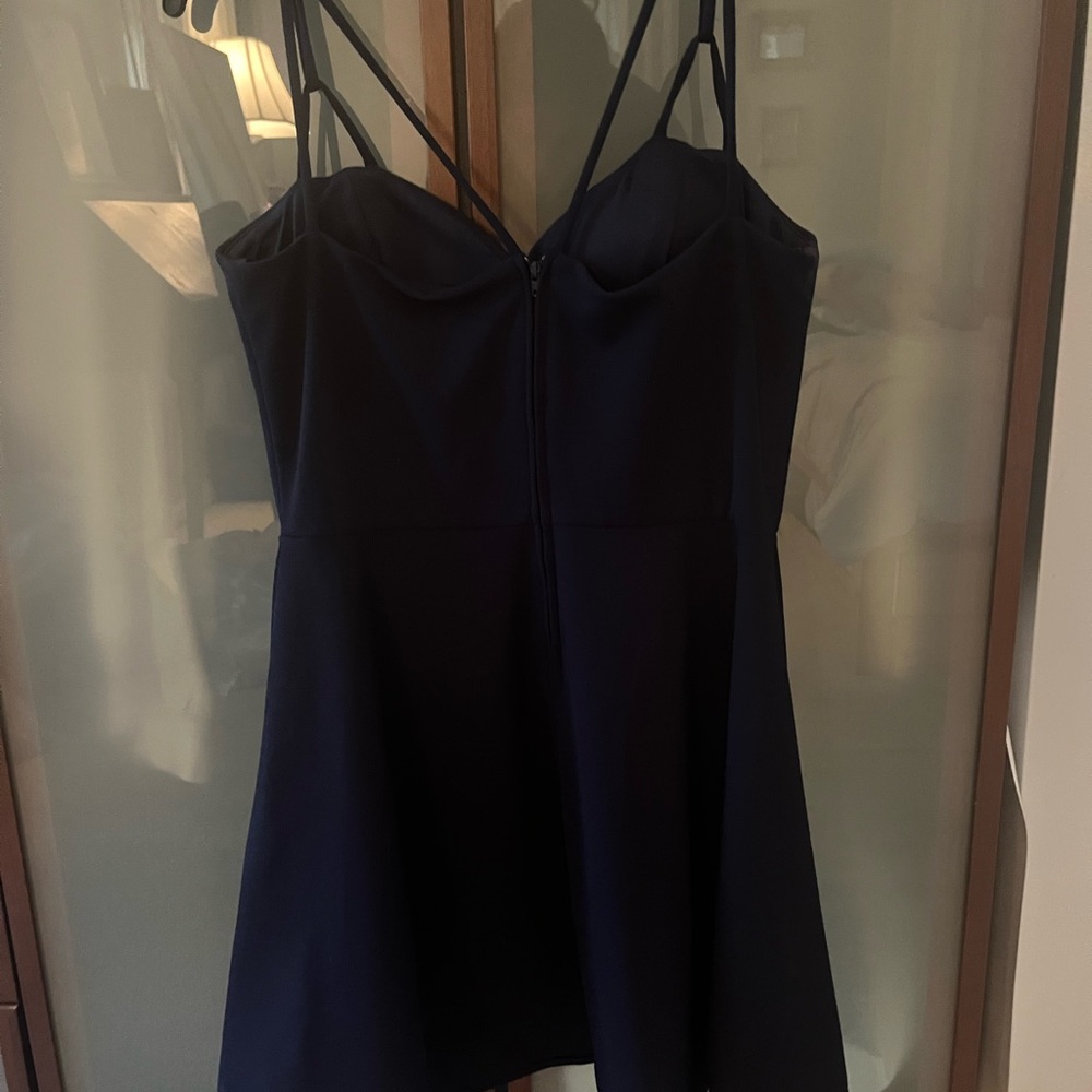 Macy's Navy Midi Dress